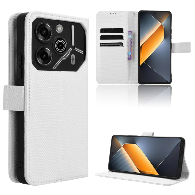 Diamond Texture Leather Phone Case, For Tecno Camon 30 Premier 5G, For Tecno Pova 6 Neo 4G, For Tecno Pova 6 4G, For Tecno Camon 30 Pro 5G, For Tecno Camon 30 5G / 4G, For Tecno Pova 6 Pro 5G, For Tecno Spark 20 Pro+ 4G, For Tecno Spark 20 Pro 4G      ...