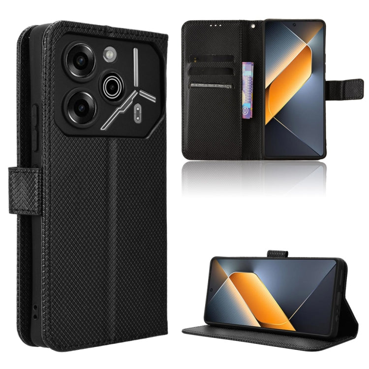 Diamond Texture Leather Phone Case, For Tecno Spark Go 1 / Pop 9 / Spark Go 2025, For Tecno Spark 30C 4G, For Tecno Spark 20 Pro 5G, For Tecno Camon 30 Premier 5G, For Tecno Pova 6 Neo 4G, For Tecno Pova 6 4G, For Tecno Camon 30 Pro 5G                 ...