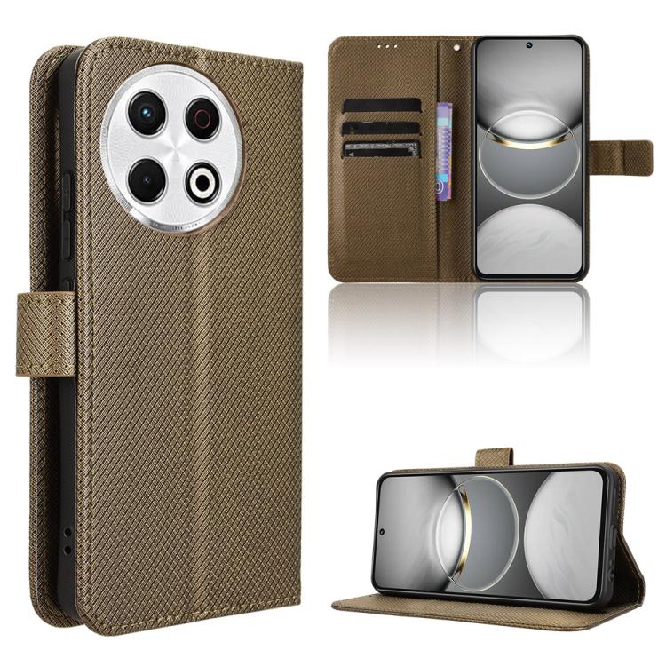 Diamond Texture Leather Phone Case, For Tecno Camon 40 Premier 5G, For Tecno Camon 40 4G, For Tecno Camon 30S 4G / 30S Pro 4G, For Tecno Pova 6 Neo 5G / Spark 30 5G, For Tecno Spark 30 Pro 4G, For Tecno Spark 30 4G                                      ...