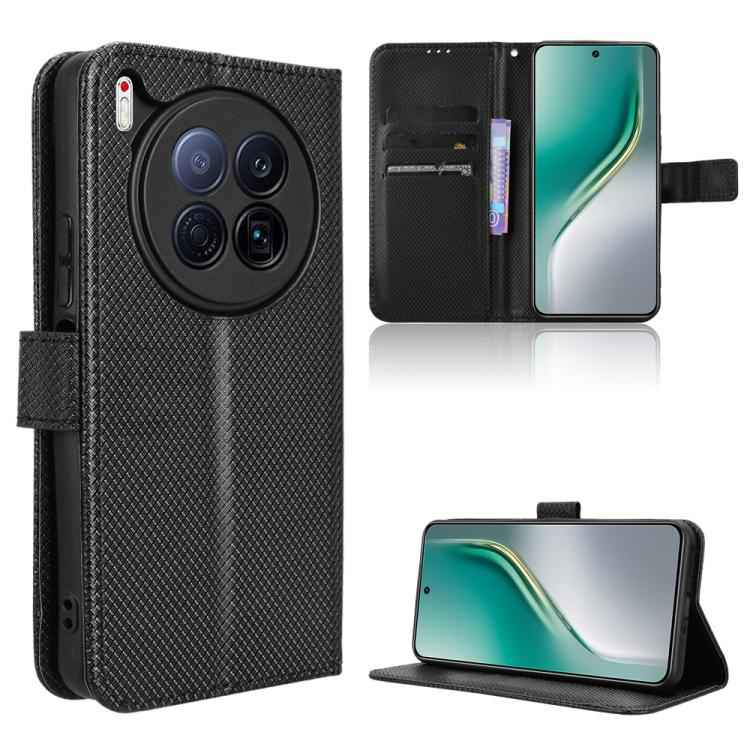 Diamond Texture Leather Phone Case, For Tecno Spark Go 2 4G, For Tecno Pova Curve 5G, For Tecno Camon 40 Pro 4G / 5G, For Tecno Camon 40 Premier 5G, For Tecno Camon 40 4G, For Tecno Camon 30S 4G / 30S Pro 4G, For Tecno Pova 6 Neo 5G / Spark 30 5G      ...