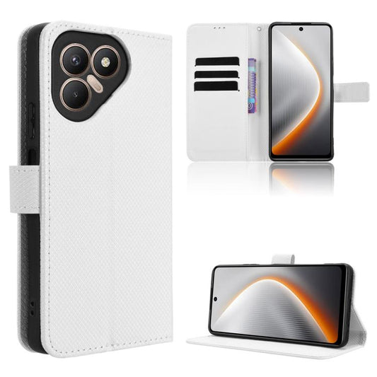 Diamond Texture Leather Phone Case, For Tecno Pova 7 4G, For Tecno Spark Go 2 4G, For Tecno Pova Curve 5G, For Tecno Camon 40 Pro 4G / 5G, For Tecno Camon 40 Premier 5G, For Tecno Camon 40 4G, For Tecno Camon 30S 4G / 30S Pro 4G                        ...