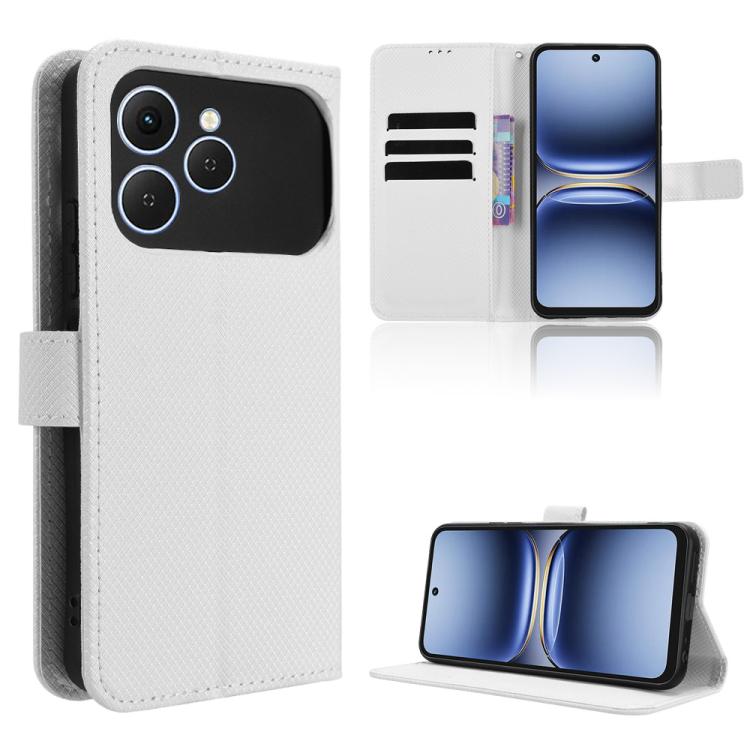 Diamond Texture Leather Phone Case, For Tecno Pova 7 5G, For Tecno Spark 40 Pro+ 4G, For Tecno Spark 40 Pro 4G, For Tecno Spark 40 4G, For Tecno Pova 7 Ultra 5G, For Tecno Pova 7 4G, For Tecno Spark Go 2 4G, For Tecno Pova Curve 5G                     ...