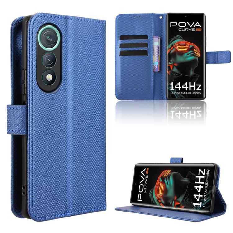 Diamond Texture Leather Phone Case, For Tecno Spark Go 2 4G, For Tecno Pova Curve 5G, For Tecno Camon 40 Pro 4G / 5G, For Tecno Camon 40 Premier 5G, For Tecno Camon 40 4G, For Tecno Camon 30S 4G / 30S Pro 4G, For Tecno Pova 6 Neo 5G / Spark 30 5G      ...