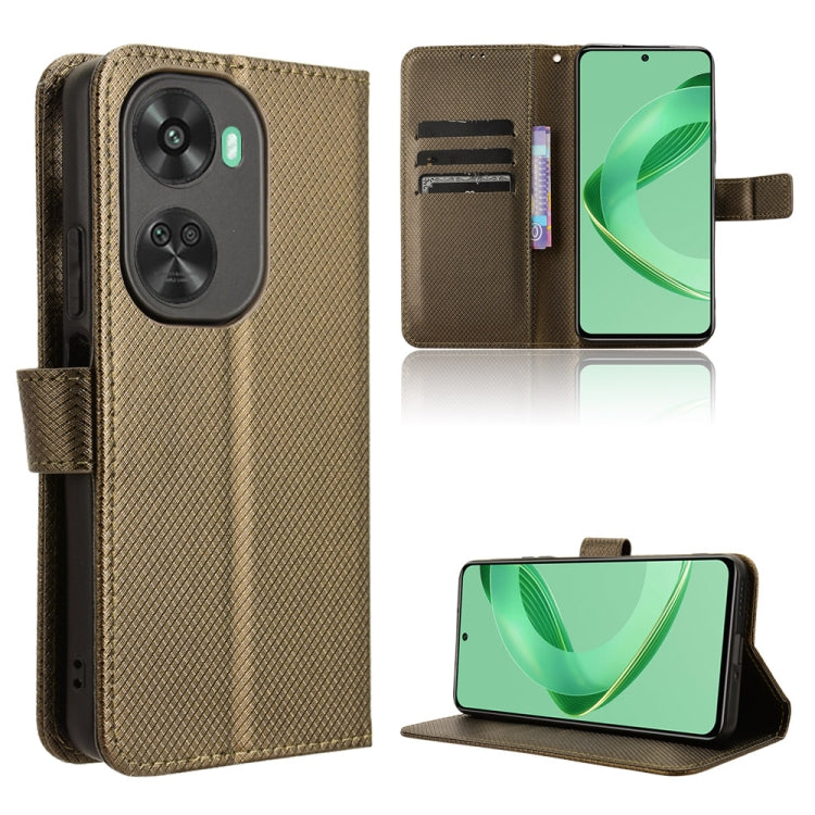 Diamond Texture Leather Phone Case, For Huawei Mate 70 Pro / 70 Pro+, For Huawei Mate 70, For Huawei nova 13 Pro 5G, For Huawei nova Y72 4G, For Huawei Enjoy 70 4G, For Huawei nova 11 SE, For Huawei nova 12, For Huawei Mate 60 5G                       ...