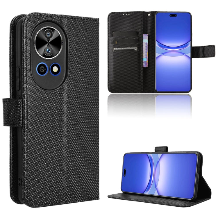 Diamond Texture Leather Phone Case, For Huawei Mate 70 Pro / 70 Pro+, For Huawei Mate 70, For Huawei nova 13 Pro 5G, For Huawei nova Y72 4G, For Huawei Enjoy 70 4G, For Huawei nova 11 SE, For Huawei nova 12, For Huawei Mate 60 5G                       ...