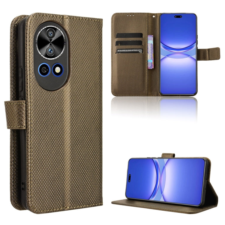 Diamond Texture Leather Phone Case, For Huawei Mate 70 Pro / 70 Pro+, For Huawei Mate 70, For Huawei nova 13 Pro 5G, For Huawei nova Y72 4G, For Huawei Enjoy 70 4G, For Huawei nova 11 SE, For Huawei nova 12, For Huawei Mate 60 5G                       ...