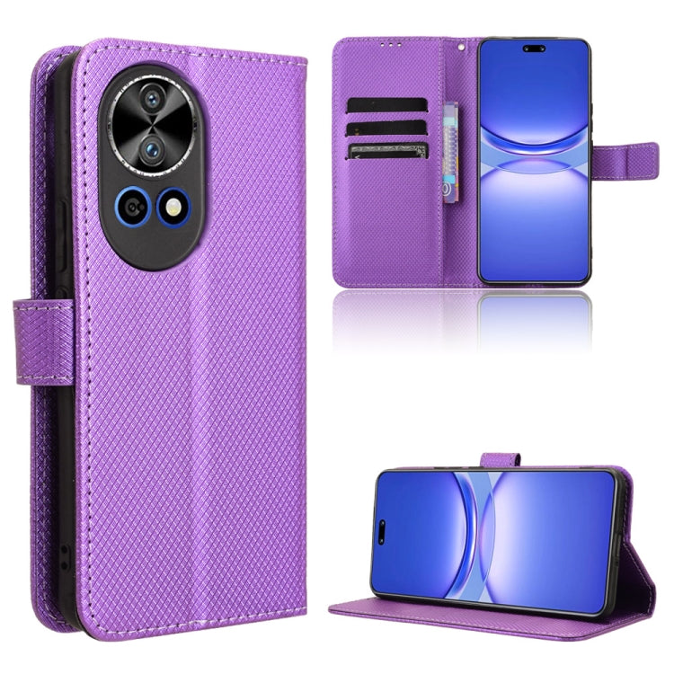 Diamond Texture Leather Phone Case, For Huawei Mate 70 Pro / 70 Pro+, For Huawei Mate 70, For Huawei nova 13 Pro 5G, For Huawei nova Y72 4G, For Huawei Enjoy 70 4G, For Huawei nova 11 SE, For Huawei nova 12, For Huawei Mate 60 5G                       ...