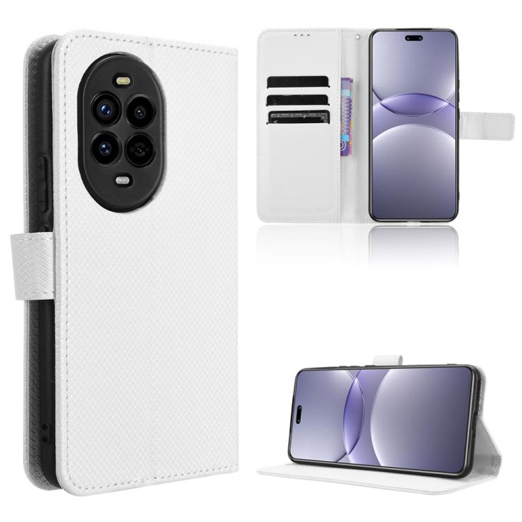 Diamond Texture Leather Phone Case, For Huawei Mate 70 Pro / 70 Pro+, For Huawei Mate 70, For Huawei nova 13 Pro 5G, For Huawei nova Y72 4G, For Huawei Enjoy 70 4G, For Huawei nova 11 SE, For Huawei nova 12, For Huawei Mate 60 5G                       ...