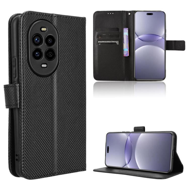 Diamond Texture Leather Phone Case, For Huawei Mate 70 Pro / 70 Pro+, For Huawei Mate 70, For Huawei nova 13 Pro 5G, For Huawei nova Y72 4G, For Huawei Enjoy 70 4G, For Huawei nova 11 SE, For Huawei nova 12, For Huawei Mate 60 5G                       ...