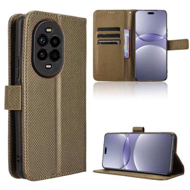 Diamond Texture Leather Phone Case, For Huawei Mate 70 Pro / 70 Pro+, For Huawei Mate 70, For Huawei nova 13 Pro 5G, For Huawei nova Y72 4G, For Huawei Enjoy 70 4G, For Huawei nova 11 SE, For Huawei nova 12, For Huawei Mate 60 5G                       ...