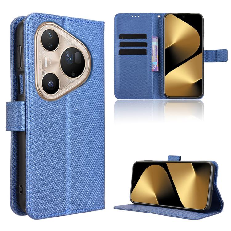 Diamond Texture Leather Phone Case, For Huawei Mate 80 Pro Max, For Huawei Mate 80 Pro / 80, For Huawei Pura 80 Ultra 5G, For Huawei Pura 80 Pro 5G / 80 Pro+ 5G, For Huawei Pura 80 5G, For Huawei nova 14 Ultra 5G, For Huawei nova 14 Pro 5G             ...
