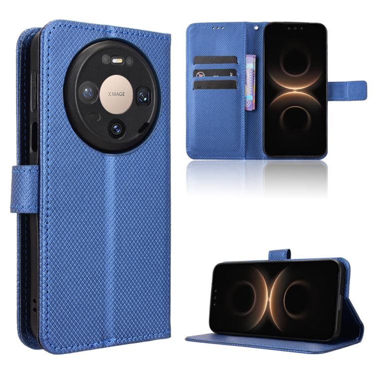 Diamond Texture Leather Phone Case, For Huawei Mate 80 Pro Max, For Huawei Mate 80 Pro / 80, For Huawei Pura 80 Ultra 5G, For Huawei Pura 80 Pro 5G / 80 Pro+ 5G, For Huawei Pura 80 5G, For Huawei nova 14 Ultra 5G, For Huawei nova 14 Pro 5G             ...