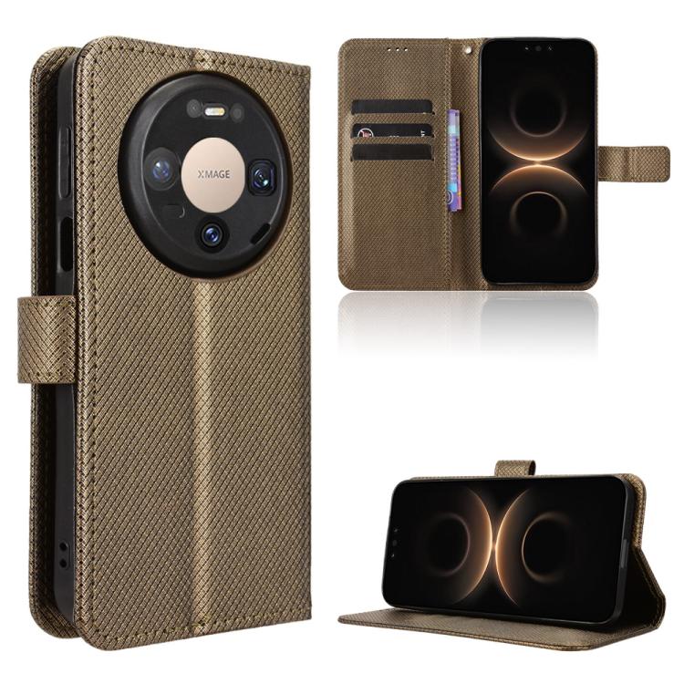 Diamond Texture Leather Phone Case, For Huawei Mate 80 Pro Max, For Huawei Mate 80 Pro / 80, For Huawei Pura 80 Ultra 5G, For Huawei Pura 80 Pro 5G / 80 Pro+ 5G, For Huawei Pura 80 5G, For Huawei nova 14 Ultra 5G, For Huawei nova 14 Pro 5G             ...