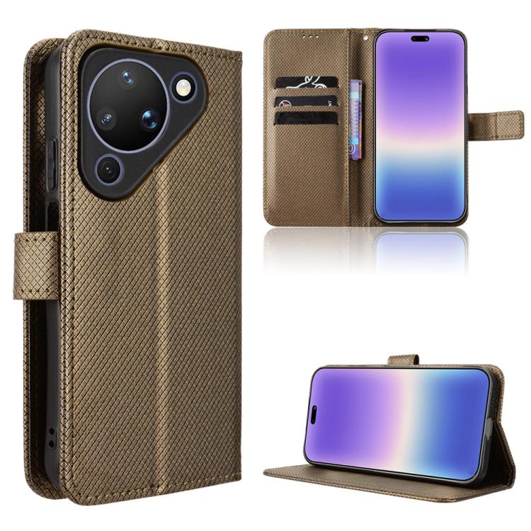 Diamond Texture Leather Phone Case, For Huawei nova Y74 4G / Enjoy 90 Plus 5G, For Huawei nova 16 Ultra / 16 Pro, For Huawei nova 16z 5G, For Huawei nova 16 5G, For Huawei Enjoy 90 Pro Max 5G / nova 15 Max, For Huawei Pura 90 Pro Max 5G                ...