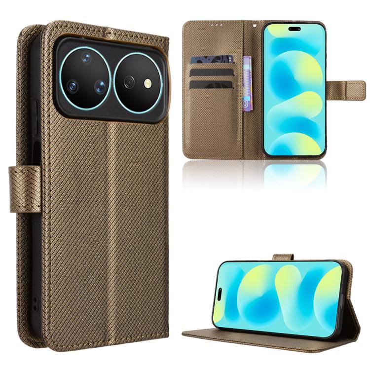Diamond Texture Leather Phone Case, For Huawei nova Y74 4G / Enjoy 90 Plus 5G, For Huawei nova 16 Ultra / 16 Pro, For Huawei nova 16z 5G, For Huawei nova 16 5G, For Huawei Enjoy 90 Pro Max 5G / nova 15 Max, For Huawei Pura 90 Pro Max 5G                ...