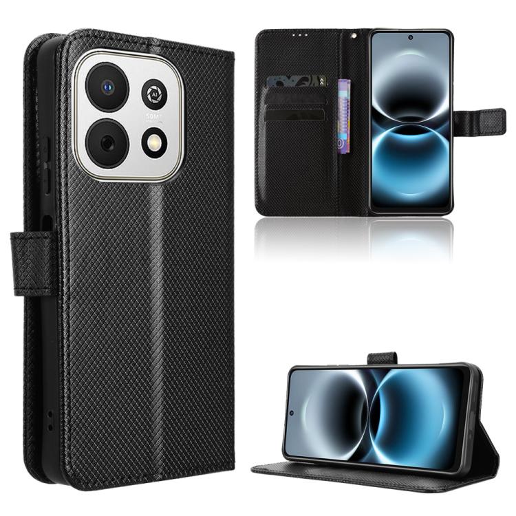 Diamond Texture Leather Phone Case, For Huawei nova Y74 4G / Enjoy 90 Plus 5G, For Huawei nova 16 Ultra / 16 Pro, For Huawei nova 16z 5G, For Huawei nova 16 5G, For Huawei Enjoy 90 Pro Max 5G / nova 15 Max, For Huawei Pura 90 Pro Max 5G                ...