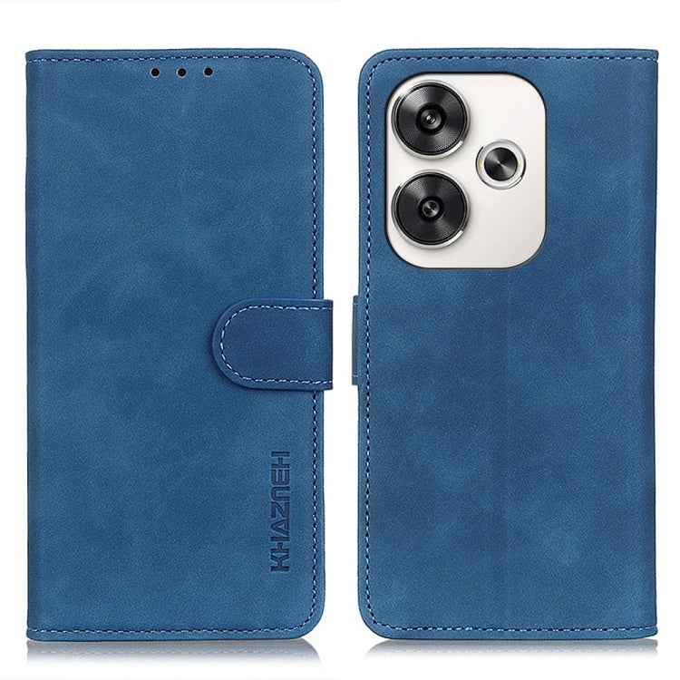 KHAZNEH Retro Texture Flip Leather Phone Case, For Xiaomi Poco F6 / Redmi Turbo 3, For Xiaomi Poco F6 Pro, For Xiaomi Redmi K70 5G / K70 Pro 5G, For Xiaomi Redmi Note 13 Pro 4G/Poco M6 Pro 4G, For Xiaomi Redmi A3, For Xiaomi Redmi 13C                  ...