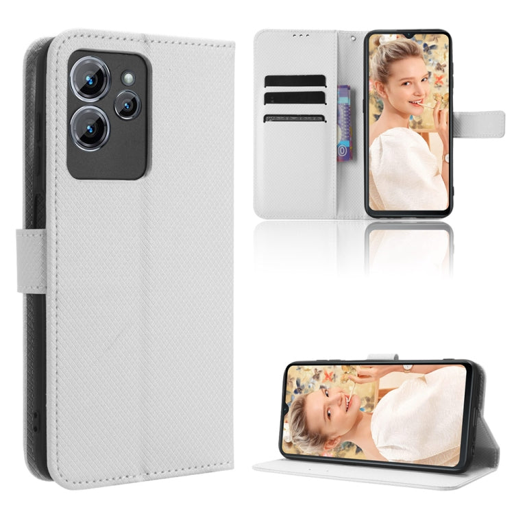 Diamond Texture Leather Phone Case, For Oukitel C35 / C36, For Oukitel C33, For Oukitel C32