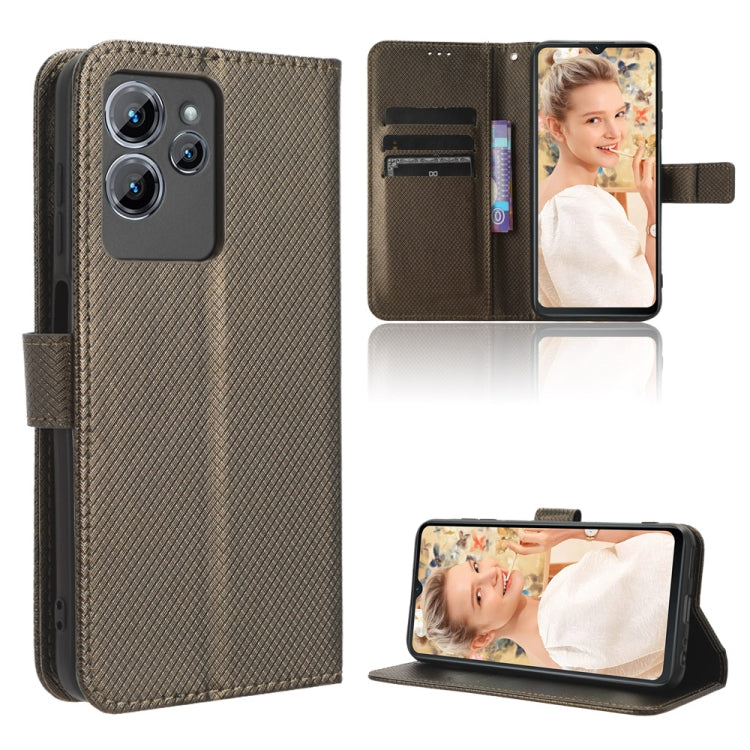 Diamond Texture Leather Phone Case, For Oukitel C35 / C36, For Oukitel C33, For Oukitel C32
