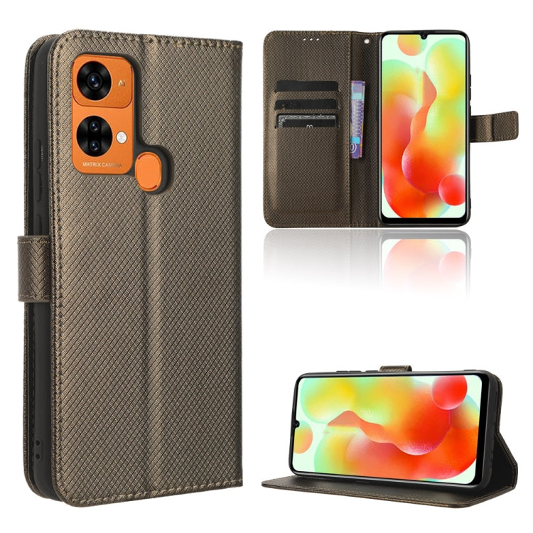 Diamond Texture Leather Phone Case, For Oukitel C35 / C36, For Oukitel C33, For Oukitel C32