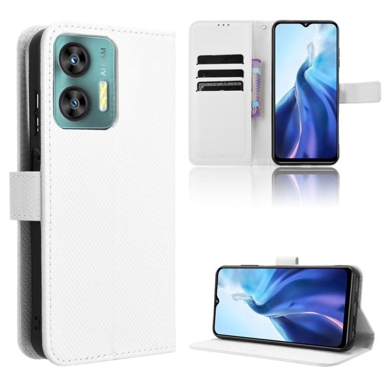Diamond Texture Leather Phone Case, For Oukitel C35 / C36, For Oukitel C33, For Oukitel C32