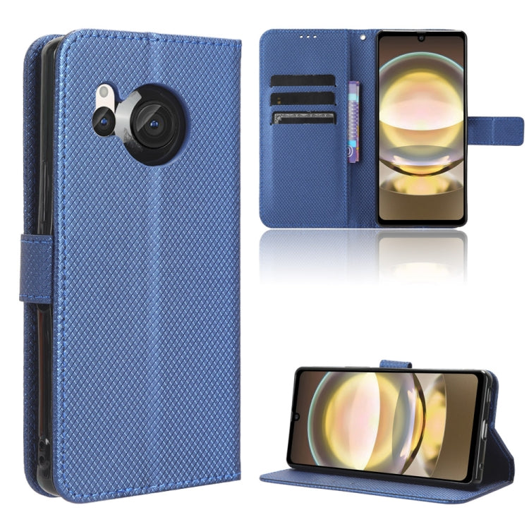 Diamond Texture Leather Phone Case, For Sharp Aquos Sense8, For Sharp Aquos R8 Pro / Leica Leitz Phone 3, For Sharp Aquos R8, For Sharp Mamorino6