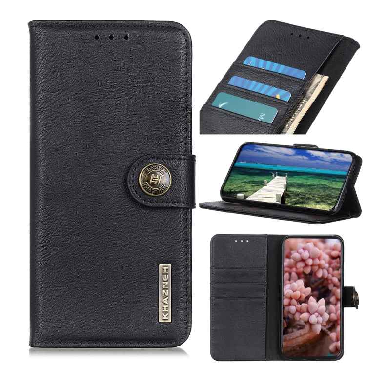 KHAZNEH Cowhide Texture Horizontal Flip Leather Phone Case, For Xiaomi Poco F5 Pro/Redmi K60/K60 Pro