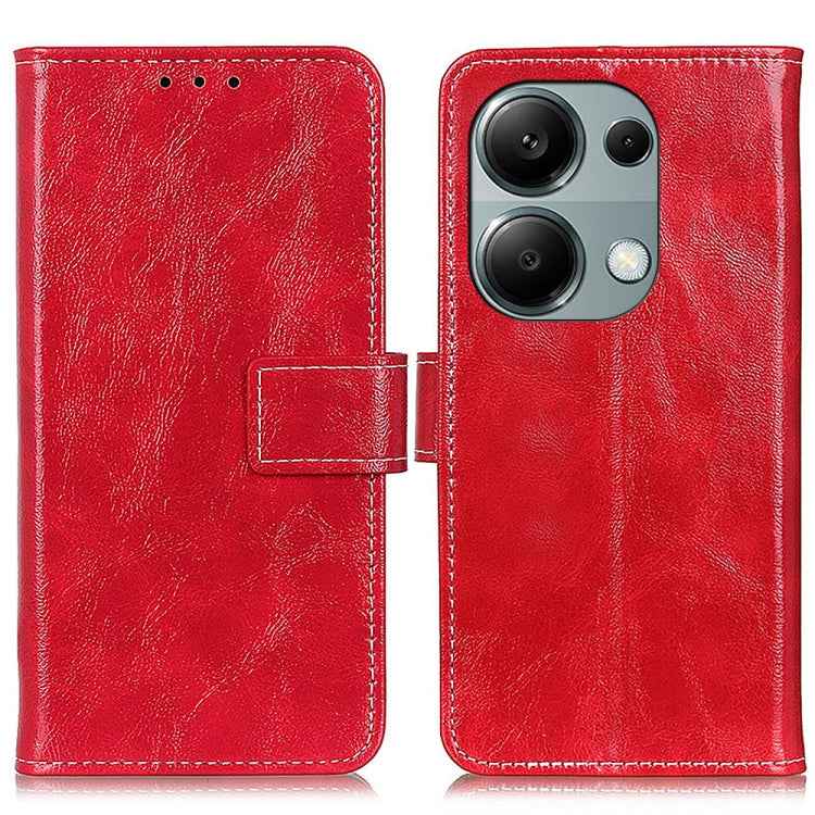 Retro Crazy Horse Texture Leather Phone Case, For Xiaomi Poco F6 / Redmi Turbo 3, For Xiaomi Poco F6 Pro, For Xiaomi Redmi K70 5G / K70 Pro 5G, For Xiaomi Redmi Note 13 Pro 4G/Poco M6 Pro 4G, For Xiaomi Redmi A3, For Xiaomi Redmi 13C                   ...