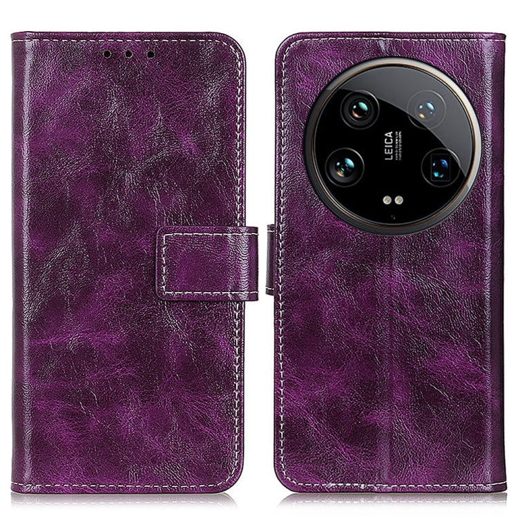 Retro Crazy Horse Texture Leather Phone Case