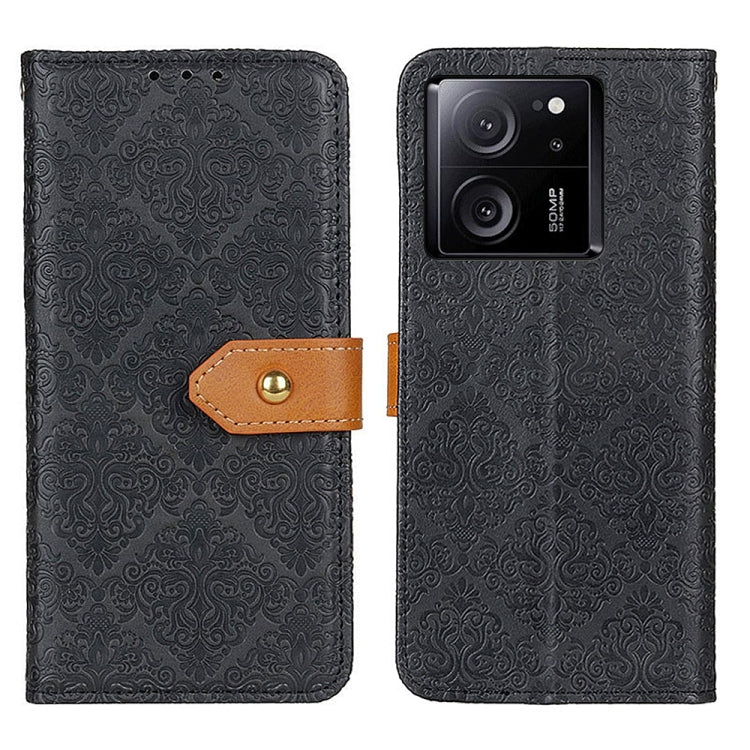 European Floral Embossed Leather Phone Case, For Xiaomi Poco F6 / Redmi Turbo 3, For Xiaomi Poco F6 Pro, For Xiaomi Redmi K70 5G / K70 Pro 5G, For Xiaomi Redmi Note 13 Pro 4G/Poco M6 Pro 4G, For Xiaomi Redmi A3, For Xiaomi Redmi 13C                    ...