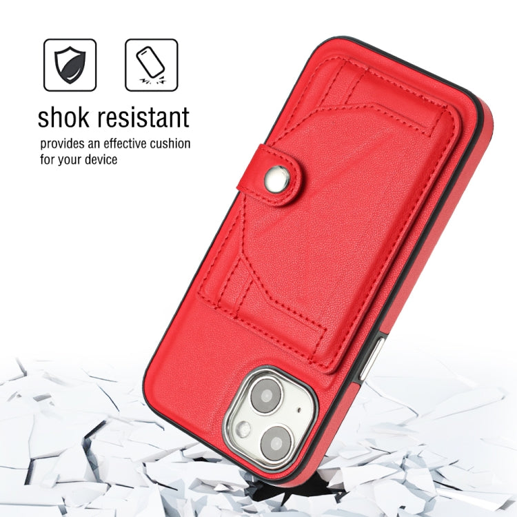 Shockproof Leather Phone Case with Card Holder, For iPhone 14, For iPhone 15 Pro Max, For iPhone 15 Pro, For iPhone 14 Plus, For iPhone 14 Pro, For iPhone 15 Plus, For iPhone 15, For iPhone 14 Pro Max