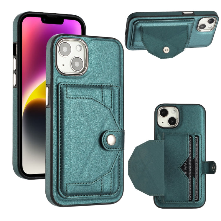 Shockproof Leather Phone Case with Card Holder, For iPhone 13, For iPhone 13 Pro, For iPhone 13 Pro Max, For iPhone 12 / 12 Pro, For iPhone 12 Pro Max, For iPhone 11, For iPhone 11 Pro, For iPhone 11 Pro Max