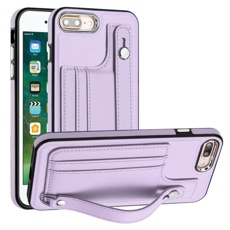 Shockproof Leather Phone Case with Wrist Strap