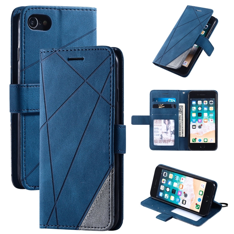 Skin Feel Splicing Horizontal Flip Leather Case with Holder & Card Slots & Wallet & Photo Frame, For iPhone XS / X, For iPhone 11, For iPhone 11 Pro, For iPhone 11 Pro Max, For iPhone SE 2022 / SE 2020 / 8 / 7, For Xiaomi Redmi Note 8                  ...