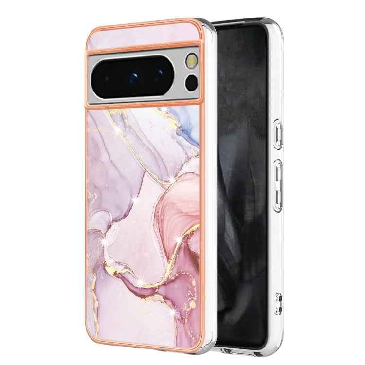 Electroplating Marble Dual-side IMD Phone Case, For Google Pixel 9 Pro XL, For Google Pixel 9 / 9 Pro, For Google Pixel 8a, For Google Pixel 8 Pro, For Google Pixel 8, For Google Pixel 7a