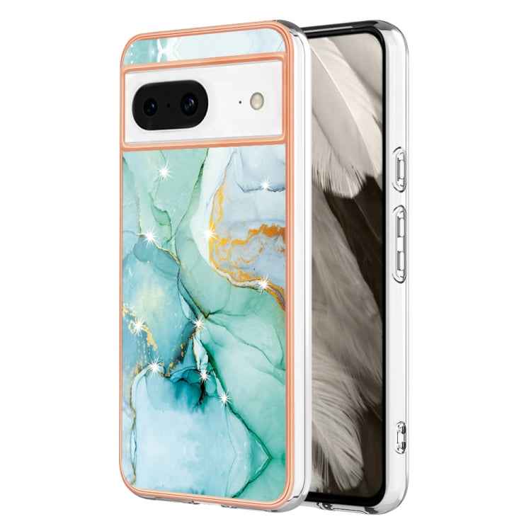 Electroplating Marble Dual-side IMD Phone Case, For Google Pixel 9 Pro XL, For Google Pixel 9 / 9 Pro, For Google Pixel 8a, For Google Pixel 8 Pro, For Google Pixel 8, For Google Pixel 7a