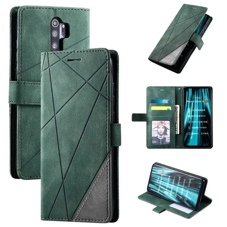 Skin Feel Splicing Horizontal Flip Leather Case with Holder & Card Slots & Wallet & Photo Frame, For iPhone XS / X, For iPhone 11, For iPhone 11 Pro, For iPhone 11 Pro Max, For iPhone SE 2022 / SE 2020 / 8 / 7, For Xiaomi Redmi Note 8                  ...