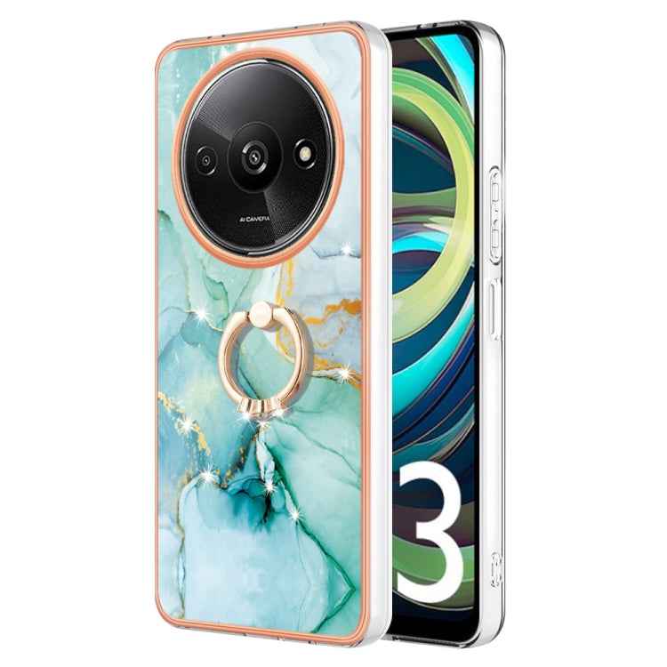 Electroplating Marble IMD TPU Phone Case with Ring Holder, For Xiaomi Redmi Note 13 Pro 4G/Poco M6 Pro 4G, For Xiaomi Redmi A3, For Xiaomi Redmi Note 13 4G Global, For Xiaomi Poco X6 Pro / Redmi K70E, For Xiaomi Redmi Note 13 5G Global                 ...