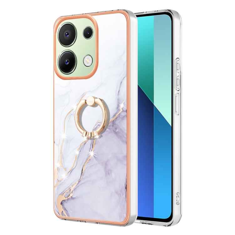 Electroplating Marble IMD TPU Phone Case with Ring Holder, For Xiaomi Redmi Note 13 Pro 4G/Poco M6 Pro 4G, For Xiaomi Redmi A3, For Xiaomi Redmi Note 13 4G Global, For Xiaomi Poco X6 Pro / Redmi K70E, For Xiaomi Redmi Note 13 5G Global                 ...