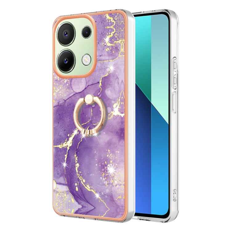 Electroplating Marble IMD TPU Phone Case with Ring Holder, For Xiaomi Redmi Note 13 Pro 4G/Poco M6 Pro 4G, For Xiaomi Redmi A3, For Xiaomi Redmi Note 13 4G Global, For Xiaomi Poco X6 Pro / Redmi K70E, For Xiaomi Redmi Note 13 5G Global                 ...