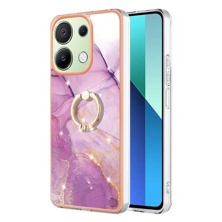 Electroplating Marble IMD TPU Phone Case with Ring Holder, For Xiaomi Redmi Note 13 Pro 4G/Poco M6 Pro 4G, For Xiaomi Redmi A3, For Xiaomi Redmi Note 13 4G Global, For Xiaomi Poco X6 Pro / Redmi K70E, For Xiaomi Redmi Note 13 5G Global                 ...