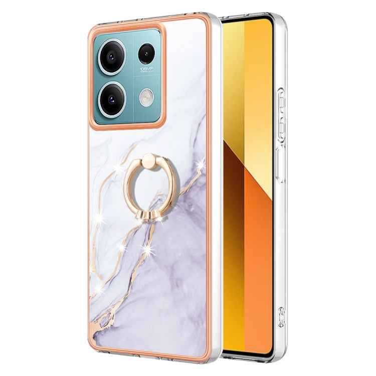 Electroplating Marble IMD TPU Phone Case with Ring Holder, For Xiaomi Redmi Note 13 Pro 4G/Poco M6 Pro 4G, For Xiaomi Redmi A3, For Xiaomi Redmi Note 13 4G Global, For Xiaomi Poco X6 Pro / Redmi K70E, For Xiaomi Redmi Note 13 5G Global                 ...