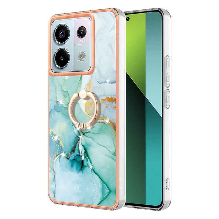Electroplating Marble IMD TPU Phone Case with Ring Holder, For Xiaomi Redmi Note 13 Pro 4G/Poco M6 Pro 4G, For Xiaomi Redmi A3, For Xiaomi Redmi Note 13 4G Global, For Xiaomi Poco X6 Pro / Redmi K70E, For Xiaomi Redmi Note 13 5G Global                 ...