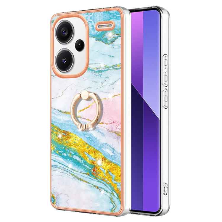 Electroplating Marble IMD TPU Phone Case with Ring Holder, For Xiaomi Redmi Note 13 Pro 4G/Poco M6 Pro 4G, For Xiaomi Redmi A3, For Xiaomi Redmi Note 13 4G Global, For Xiaomi Poco X6 Pro / Redmi K70E, For Xiaomi Redmi Note 13 5G Global                 ...