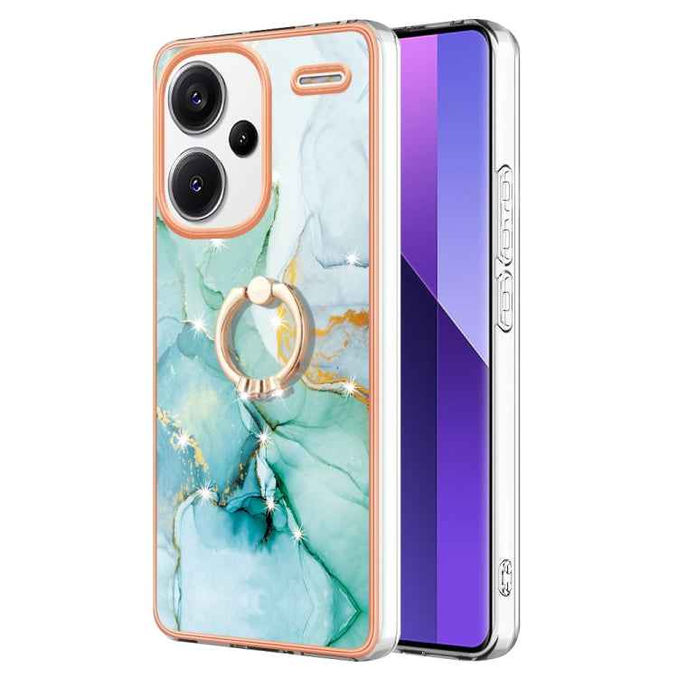 Electroplating Marble IMD TPU Phone Case with Ring Holder, For Xiaomi Redmi Note 13 Pro 4G/Poco M6 Pro 4G, For Xiaomi Redmi A3, For Xiaomi Redmi Note 13 4G Global, For Xiaomi Poco X6 Pro / Redmi K70E, For Xiaomi Redmi Note 13 5G Global                 ...