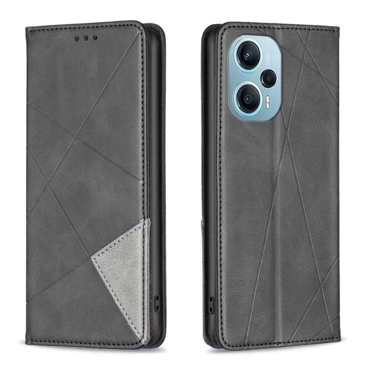 Rhombus Texture Magnetic Leather Phone Case, For Xiaomi Redmi Note 13 Pro+ 5G, For Xiaomi Redmi Note 13 Pro 5G, For Xiaomi 13T / 13T Pro / Redmi K60 Ultra, For Xiaomi Redmi K70 / K70 Pro, For Xiaomi Redmi 12 4G, For Xiaomi Poco F5 5G / Redmi Note 12 Tu...