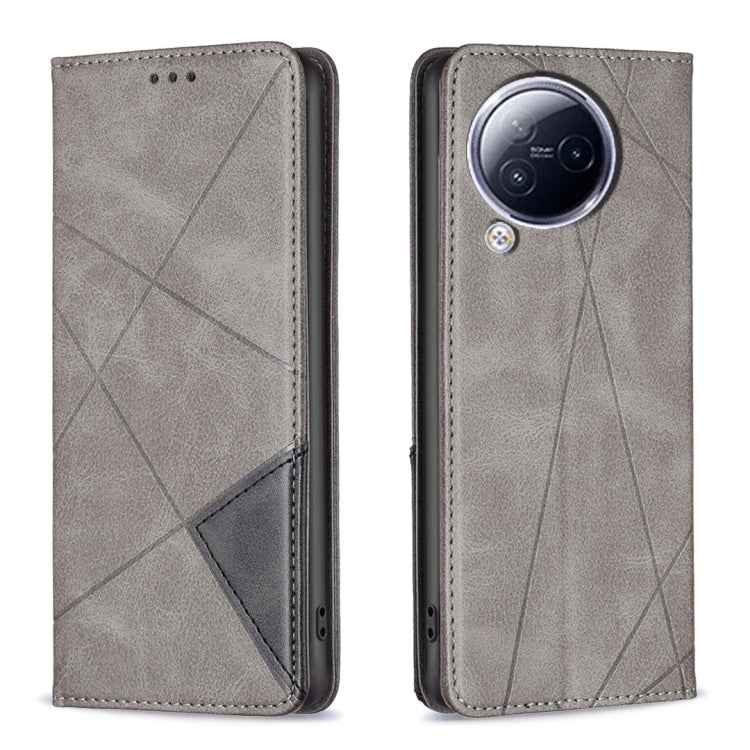 Rhombus Texture Magnetic Leather Phone Case, For Xiaomi Redmi Note 13 Pro+ 5G, For Xiaomi Redmi Note 13 Pro 5G, For Xiaomi 13T / 13T Pro / Redmi K60 Ultra, For Xiaomi Redmi K70 / K70 Pro, For Xiaomi Redmi 12 4G, For Xiaomi Poco F5 5G / Redmi Note 12 Tu...