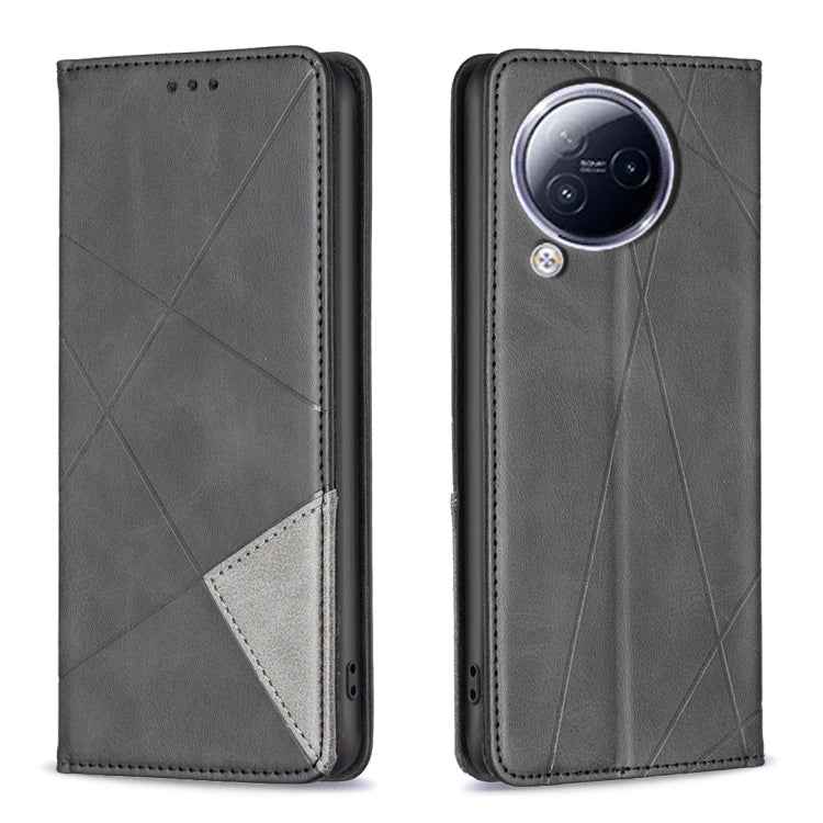 Rhombus Texture Magnetic Leather Phone Case, For Xiaomi Redmi Note 13 Pro+ 5G, For Xiaomi Redmi Note 13 Pro 5G, For Xiaomi 13T / 13T Pro / Redmi K60 Ultra, For Xiaomi Redmi K70 / K70 Pro, For Xiaomi Redmi 12 4G, For Xiaomi Poco F5 5G / Redmi Note 12 Tu...