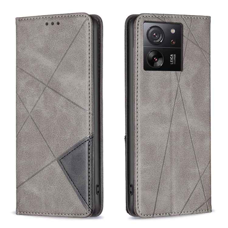 Rhombus Texture Magnetic Leather Phone Case, For Xiaomi Redmi Note 13 Pro+ 5G, For Xiaomi Redmi Note 13 Pro 5G, For Xiaomi 13T / 13T Pro / Redmi K60 Ultra, For Xiaomi Redmi K70 / K70 Pro, For Xiaomi Redmi 12 4G, For Xiaomi Poco F5 5G / Redmi Note 12 Tu...