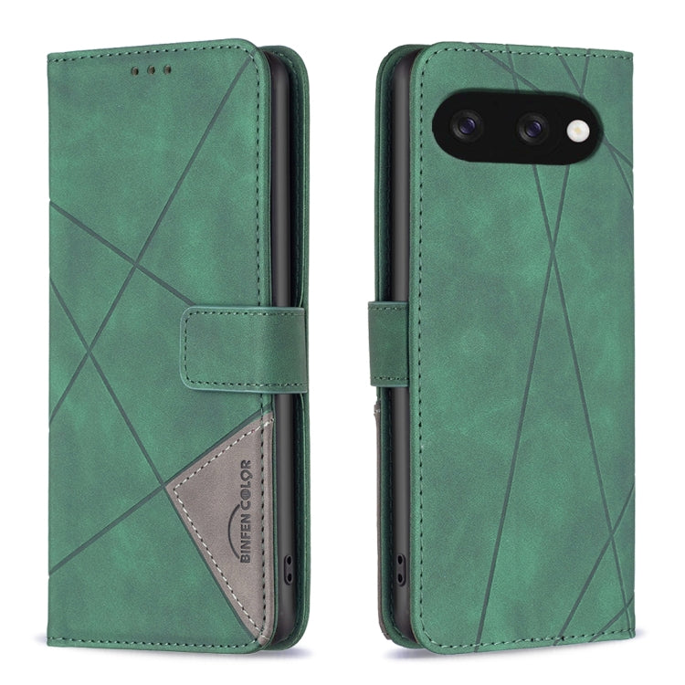 Magnetic Buckle Rhombus Texture Leather Phone Case, For Google Pixel 11 / 11 Pro, For Google Pixel 10a, For Google Pixel 9A, For Google Pixel 9 Pro, For Google Pixel 9, For Google Pixel 8a, For Google Pixel 8 Pro, For Google Pixel 8